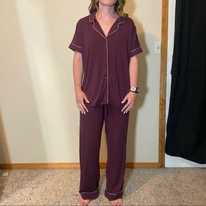 Nordstrom Maroon Pajama Pant Set